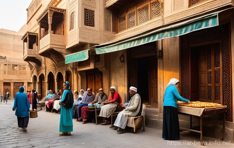 건축평가 전문가로서의 인사이트 공유 - **A Vibrant Historical Street Scene in an Arab City:**
    Imagine a bustling street in a historic A...